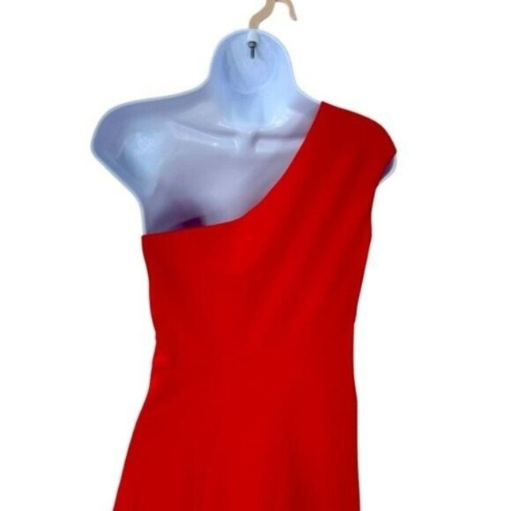Tuckernuck One-Shoulder Red Midi Dress - Picture 7 of 9